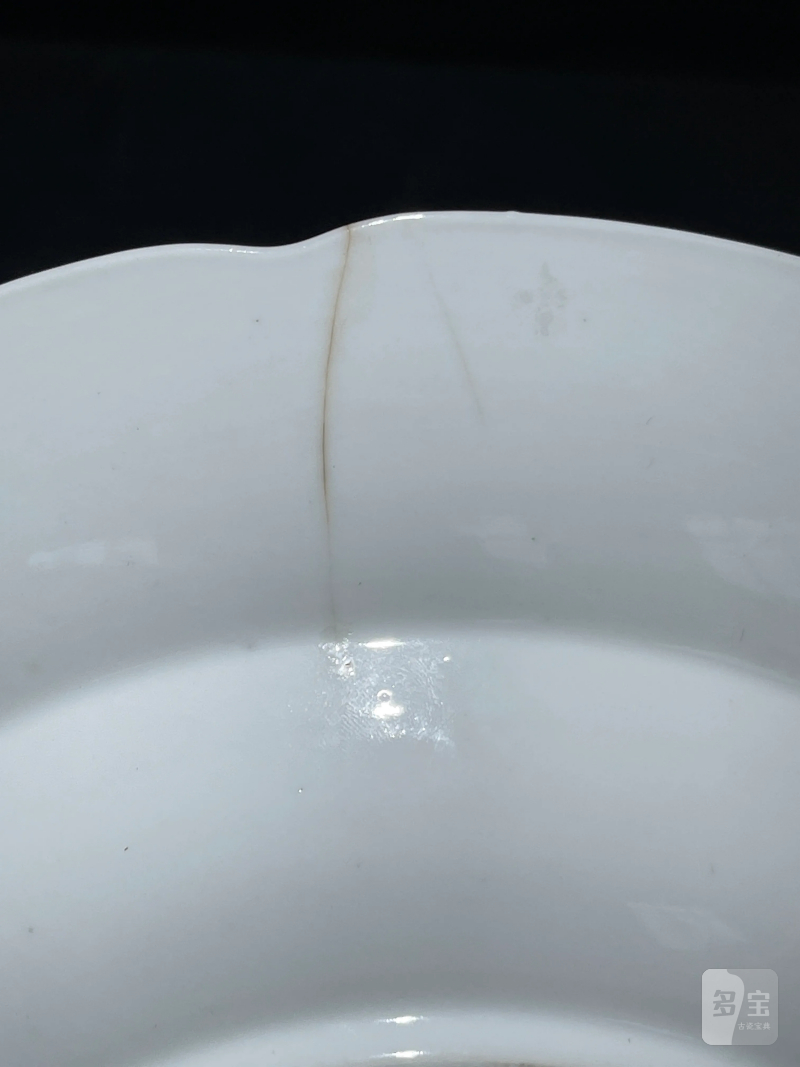 清晚期 粉彩灵仙祝寿纹花口盘一对 - 图10